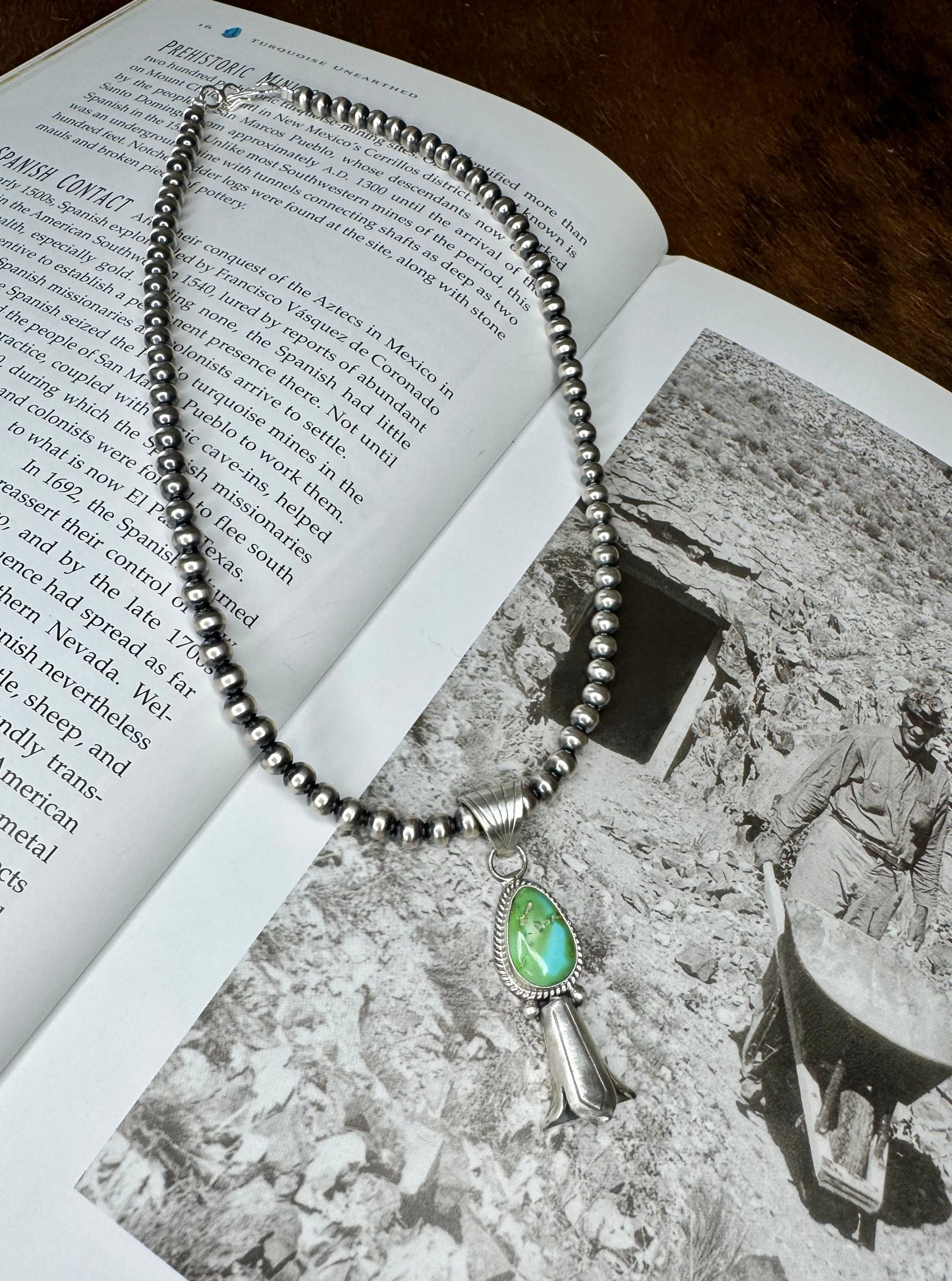 Sonoran Squash Blossom Necklace