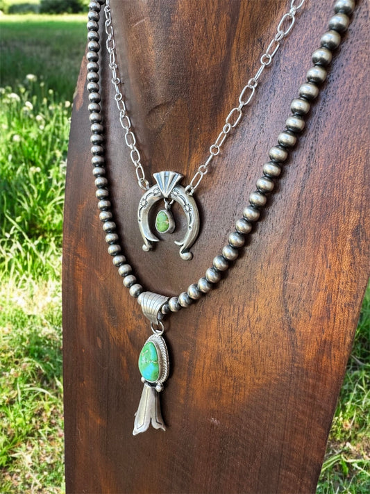 Sonoran Squash Blossom Necklace