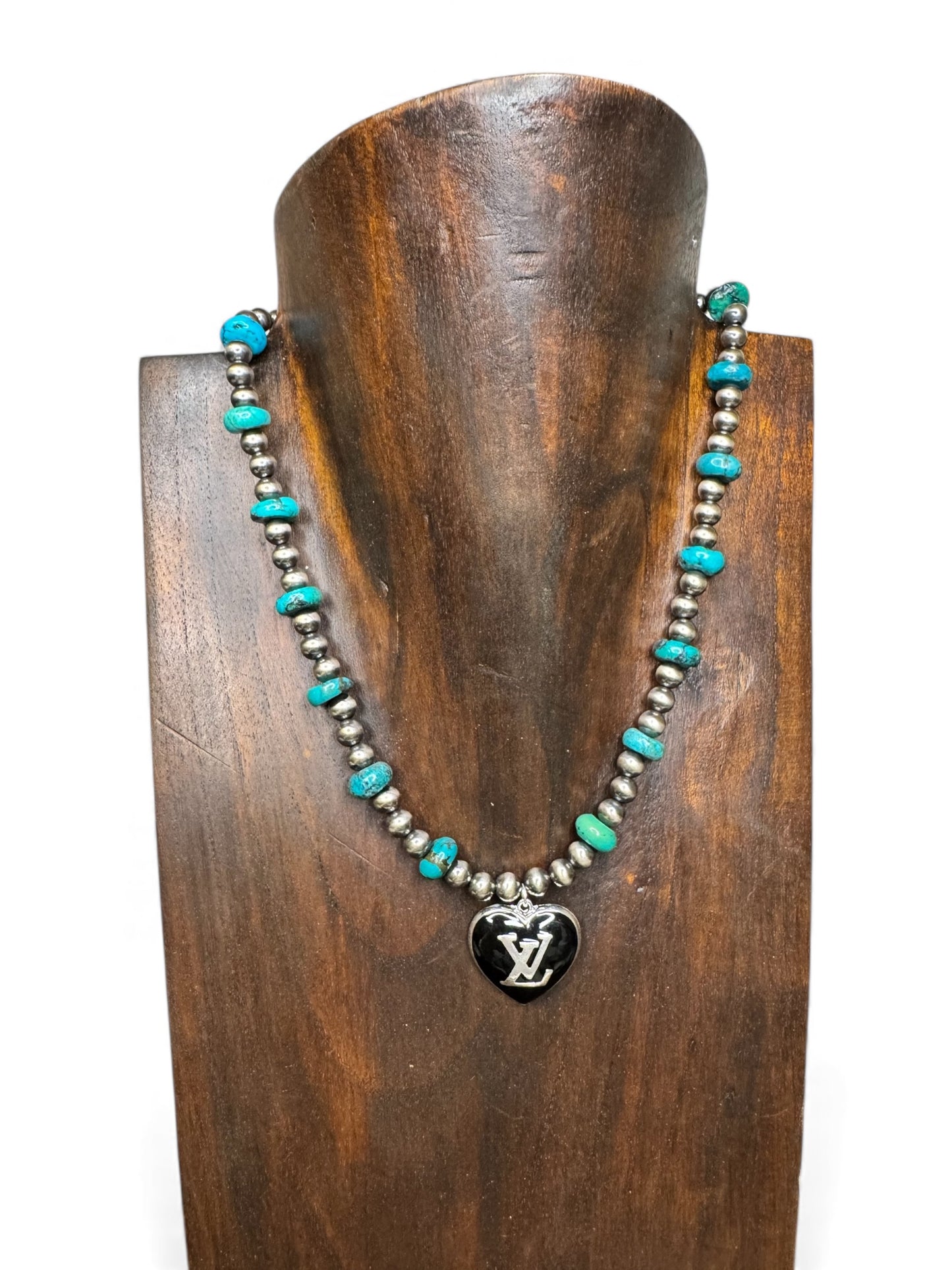 Turquoise LV Necklace
