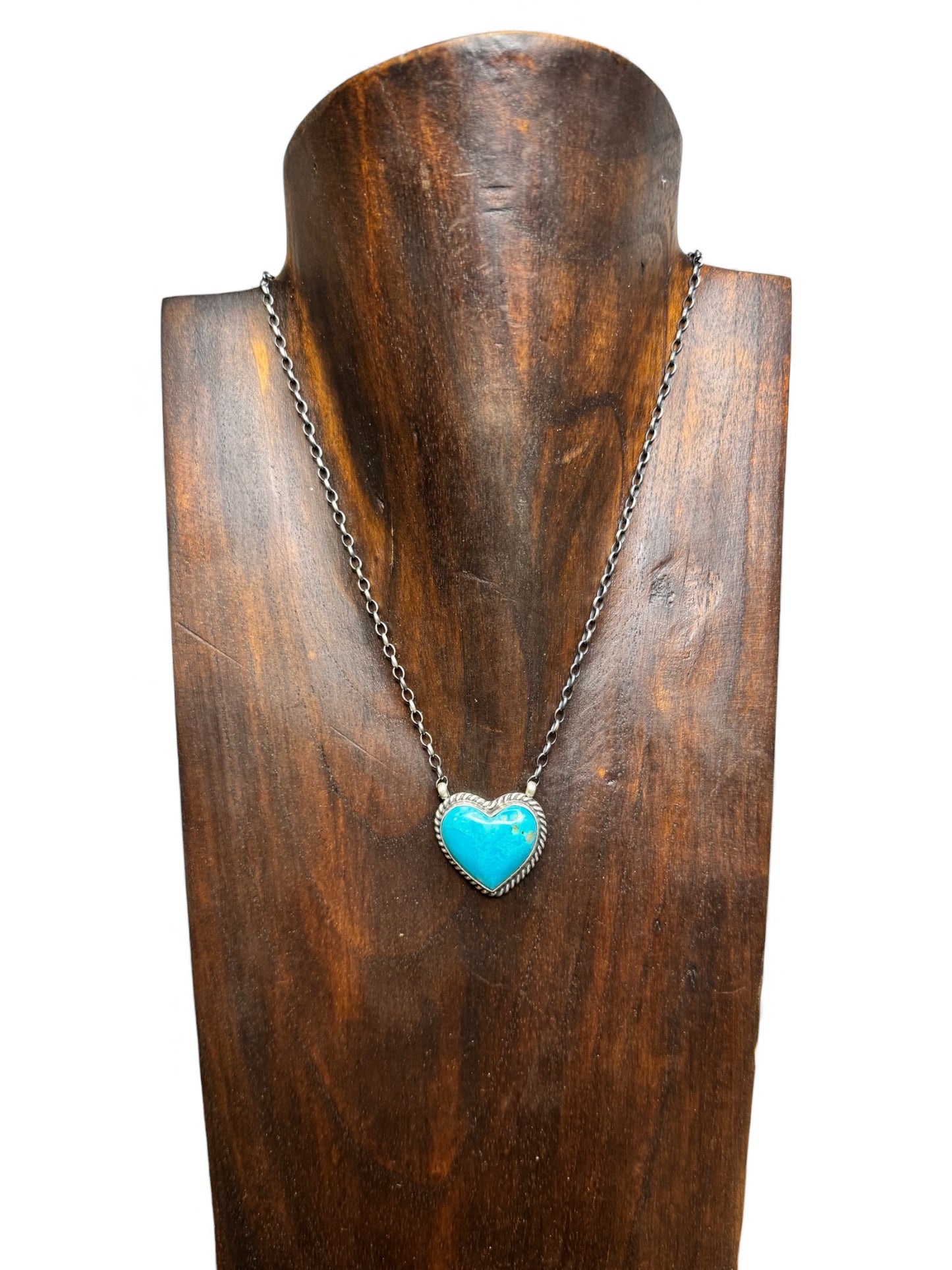 Turquoise Heart Necklace