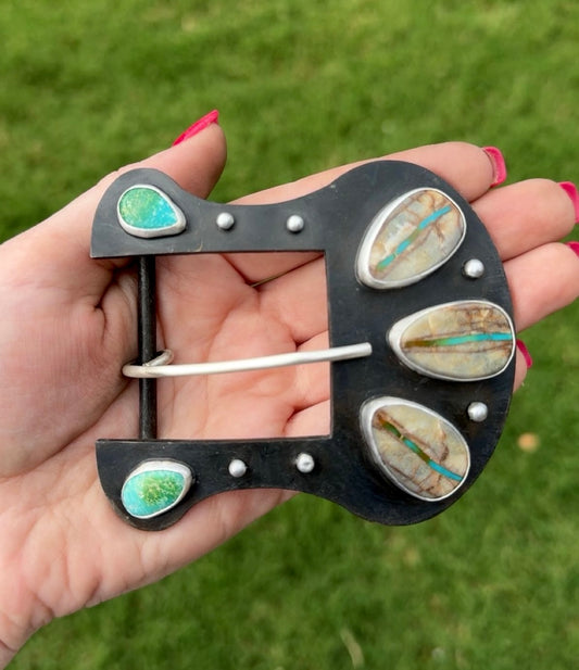 Royston Ribbon & Sonoran Gold Belt Buckle