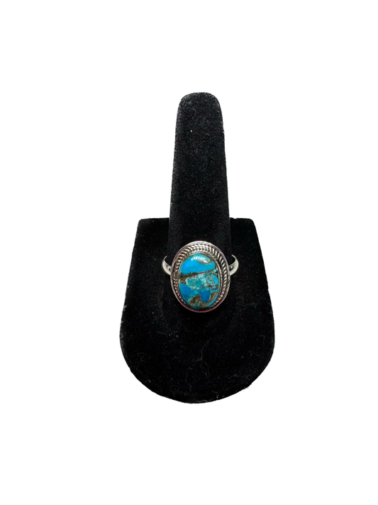 Copper Turquoise Ring